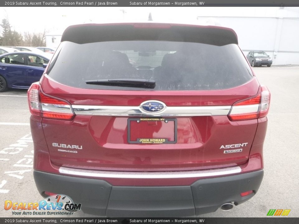 2019 Subaru Ascent Touring Crimson Red Pearl / Java Brown Photo #5