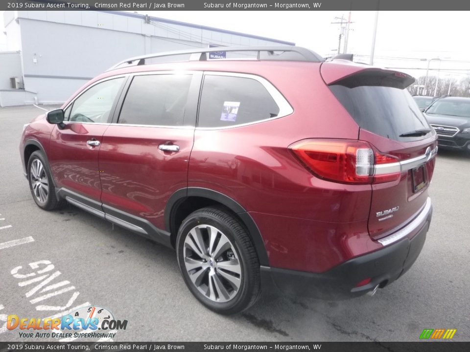 2019 Subaru Ascent Touring Crimson Red Pearl / Java Brown Photo #6