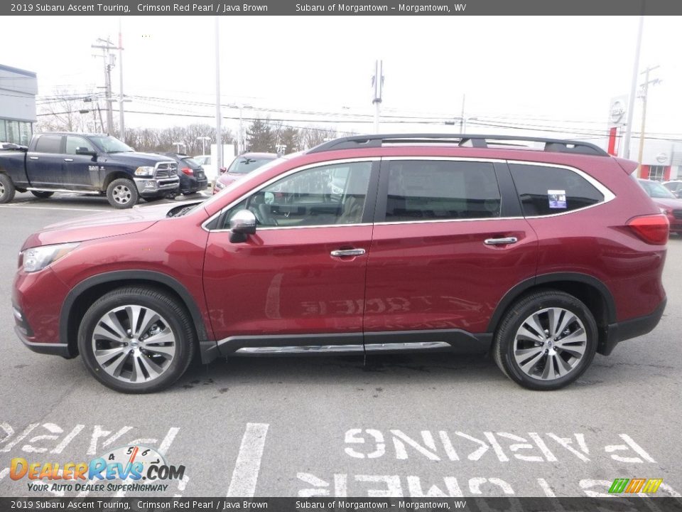 2019 Subaru Ascent Touring Crimson Red Pearl / Java Brown Photo #7