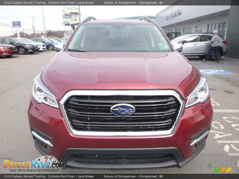 2019 Subaru Ascent Touring Crimson Red Pearl / Java Brown Photo #9