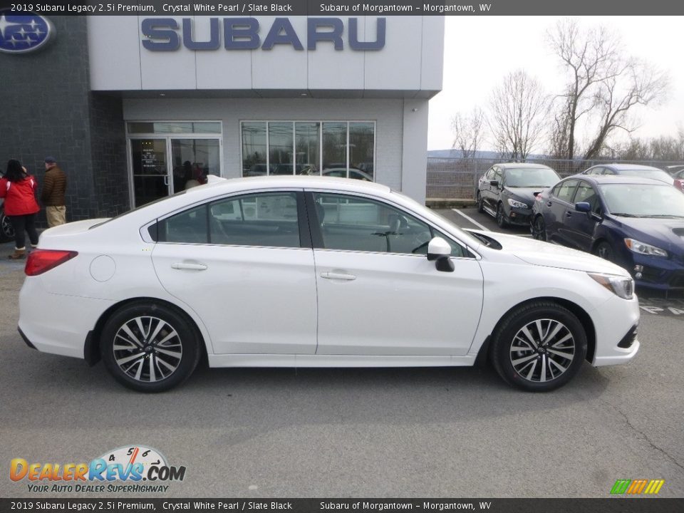 2019 Subaru Legacy 2.5i Premium Crystal White Pearl / Slate Black Photo #3