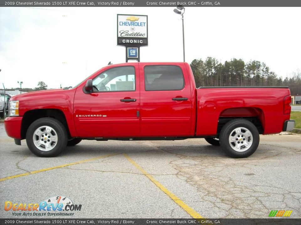 2009 Chevrolet Silverado 1500 LT XFE Crew Cab Victory Red / Ebony Photo #1