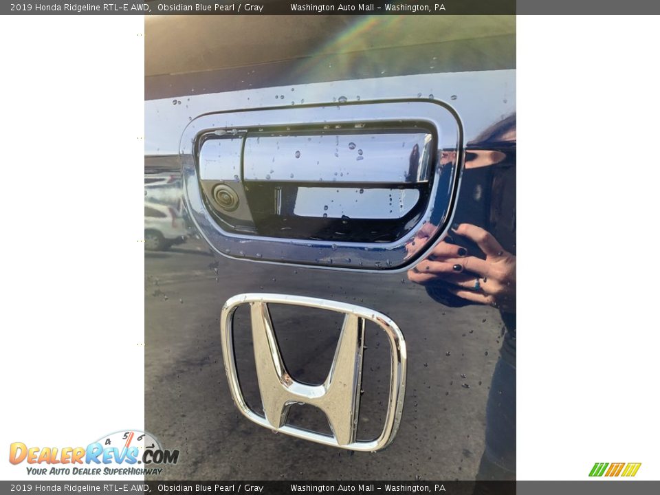 2019 Honda Ridgeline RTL-E AWD Obsidian Blue Pearl / Gray Photo #18