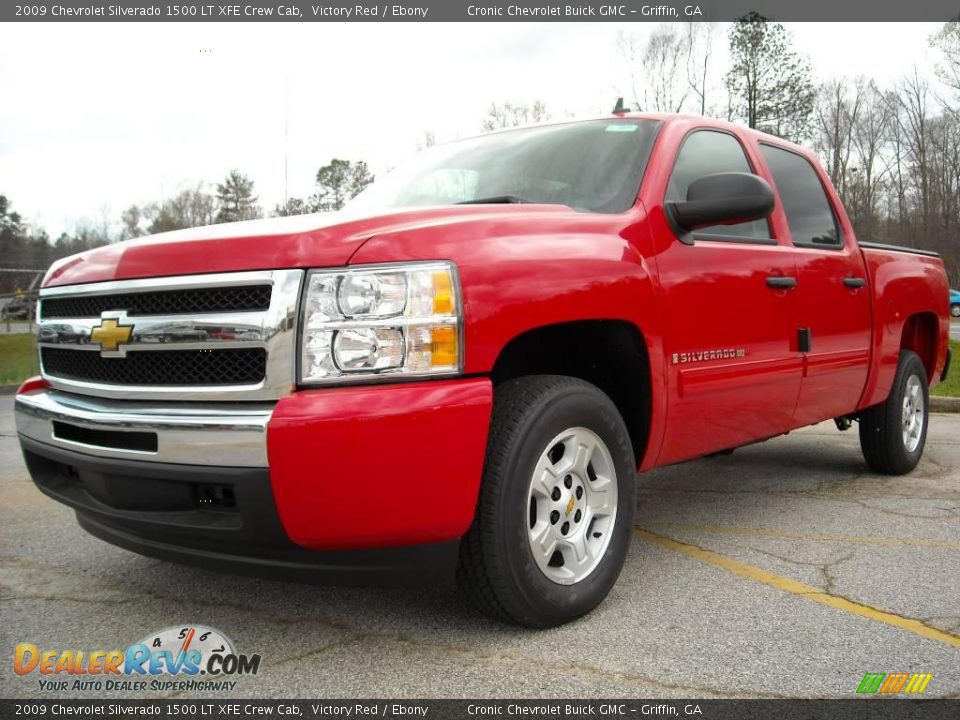 2009 Chevrolet Silverado 1500 LT XFE Crew Cab Victory Red / Ebony Photo #2