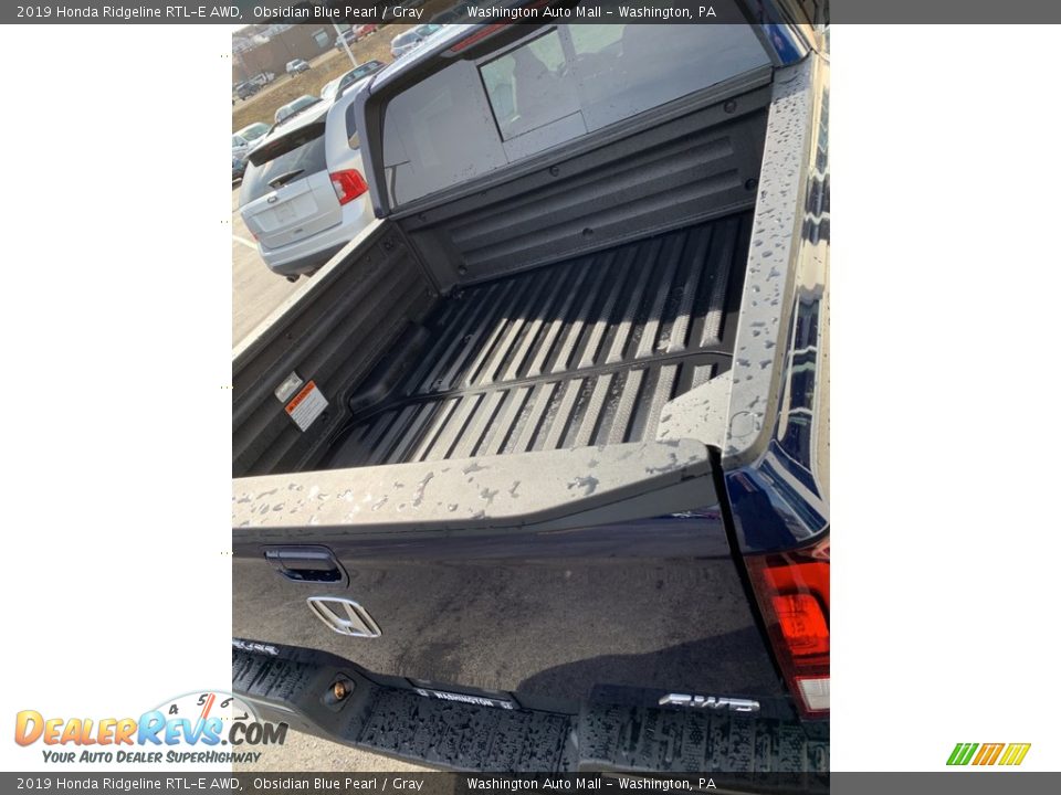 2019 Honda Ridgeline RTL-E AWD Obsidian Blue Pearl / Gray Photo #20
