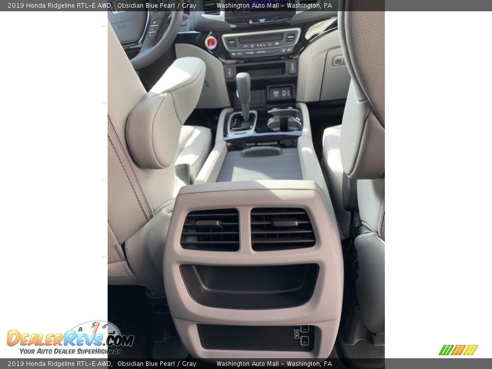 2019 Honda Ridgeline RTL-E AWD Obsidian Blue Pearl / Gray Photo #23