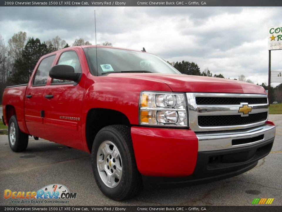 2009 Chevrolet Silverado 1500 LT XFE Crew Cab Victory Red / Ebony Photo #4