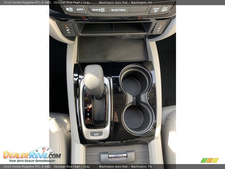 2019 Honda Ridgeline RTL-E AWD Obsidian Blue Pearl / Gray Photo #33