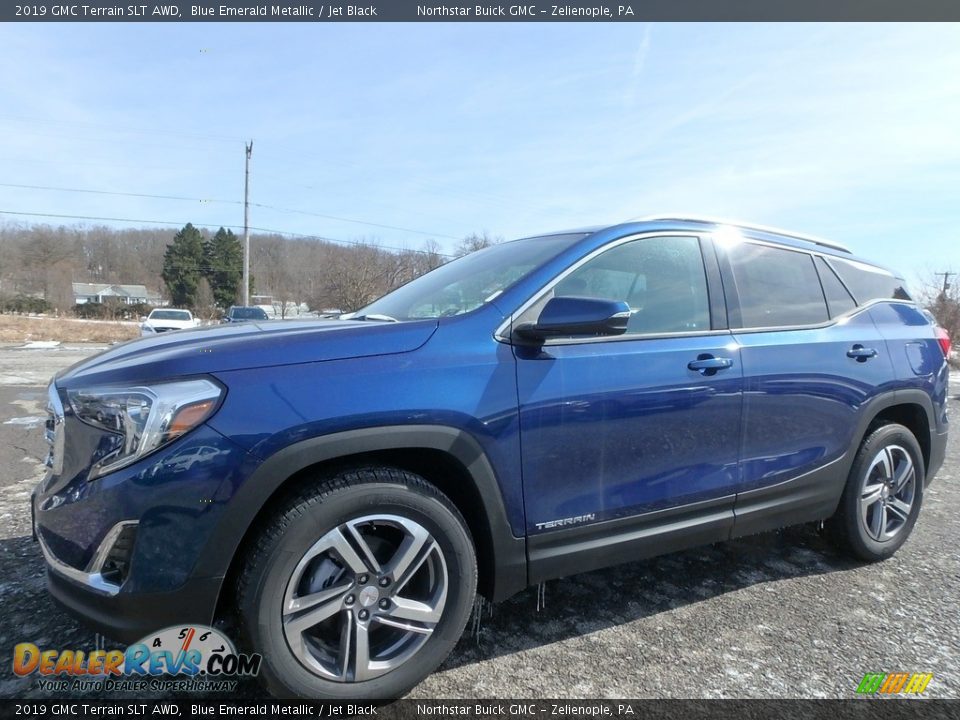 2019 GMC Terrain SLT AWD Blue Emerald Metallic / Jet Black Photo #1