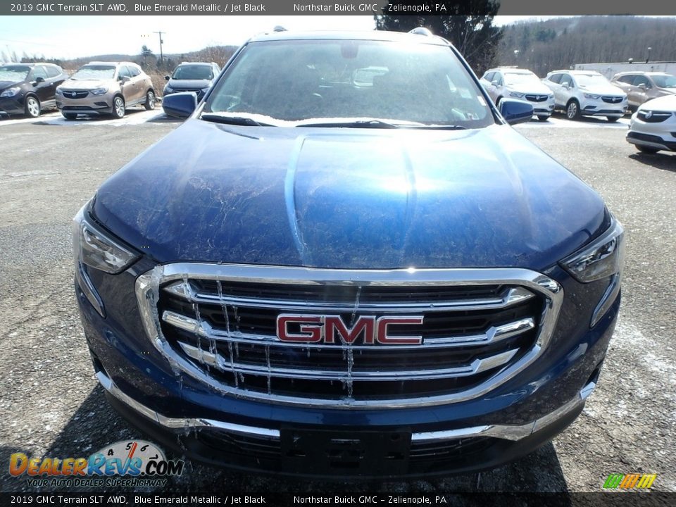 2019 GMC Terrain SLT AWD Blue Emerald Metallic / Jet Black Photo #2