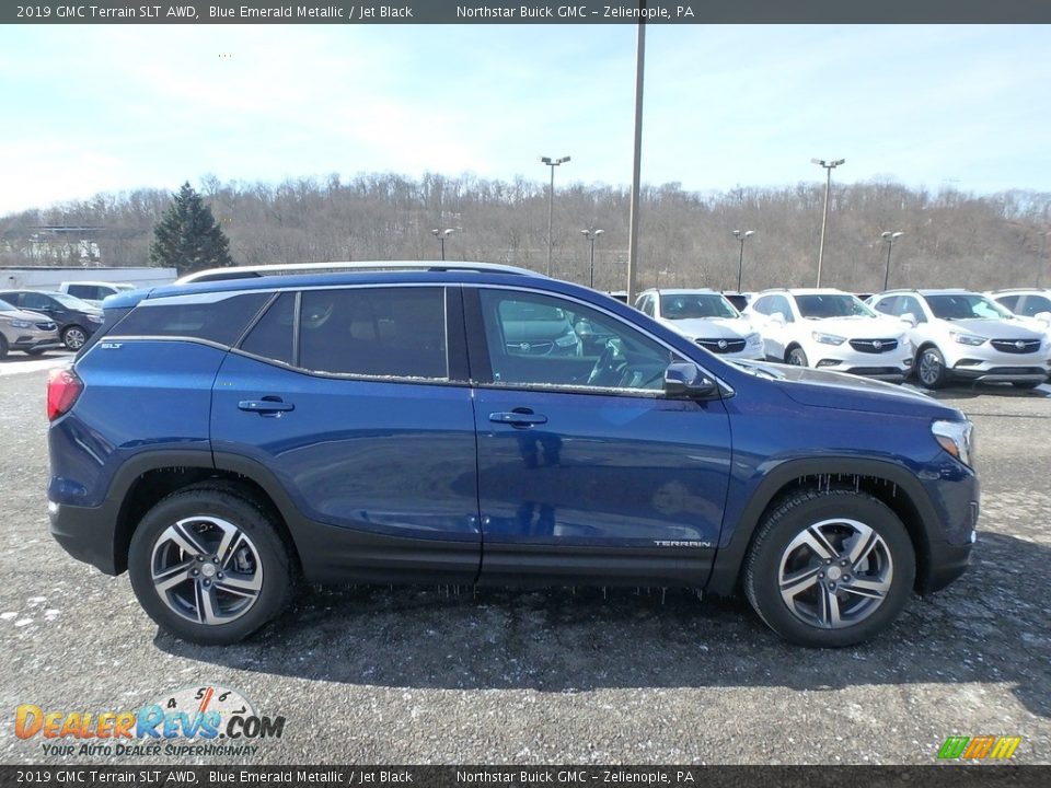 2019 GMC Terrain SLT AWD Blue Emerald Metallic / Jet Black Photo #4