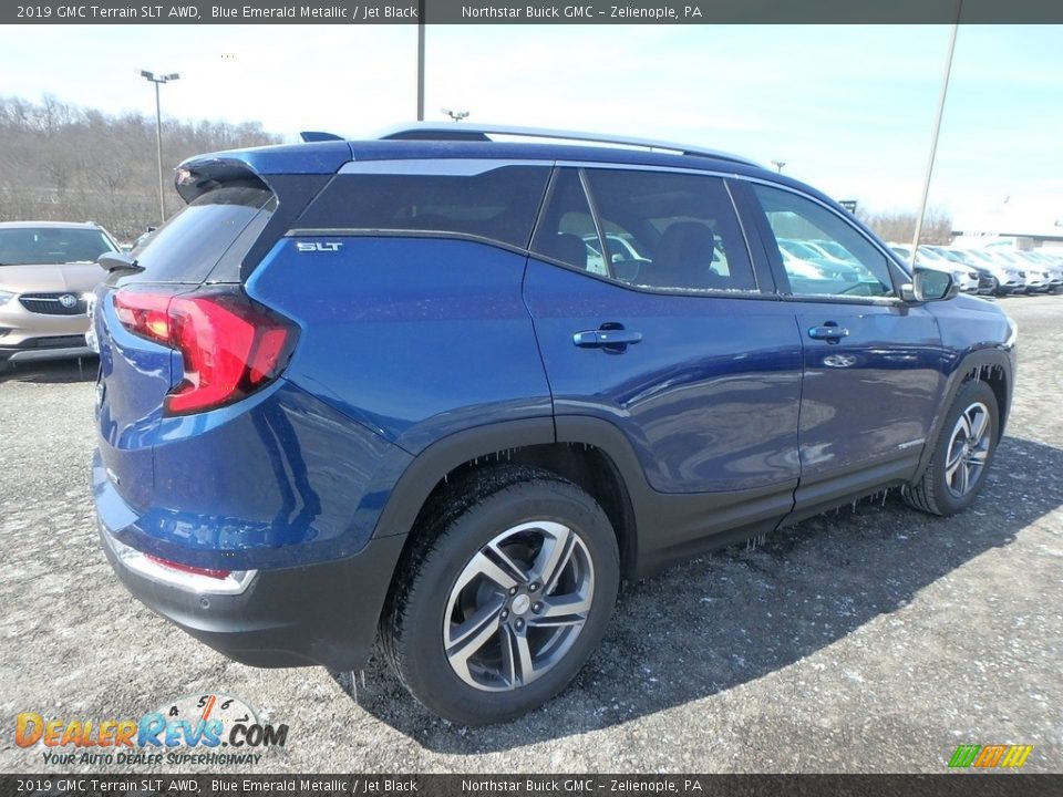 2019 GMC Terrain SLT AWD Blue Emerald Metallic / Jet Black Photo #5