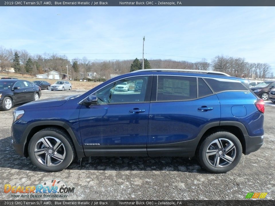 2019 GMC Terrain SLT AWD Blue Emerald Metallic / Jet Black Photo #9