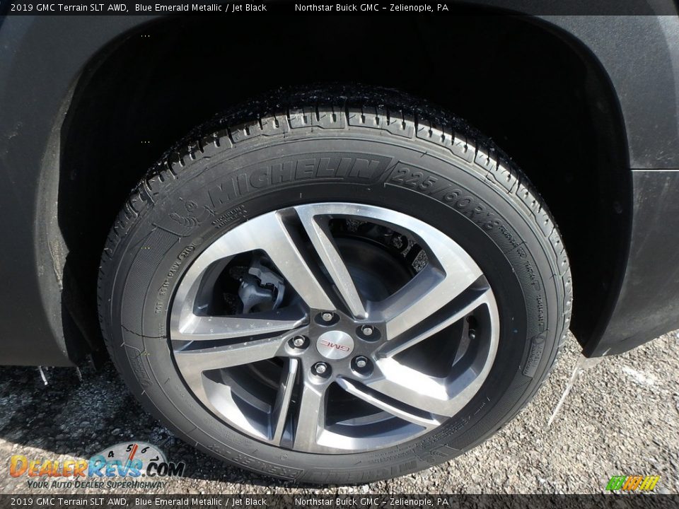 2019 GMC Terrain SLT AWD Blue Emerald Metallic / Jet Black Photo #10