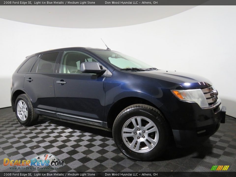 2008 Ford Edge SE Light Ice Blue Metallic / Medium Light Stone Photo #2