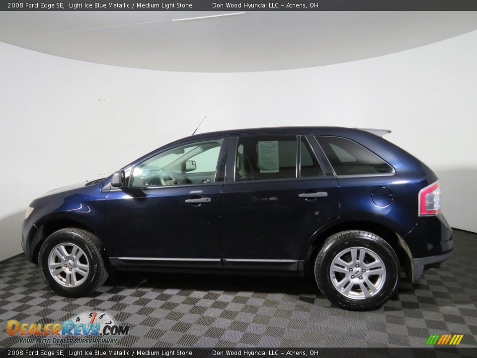2008 Ford Edge SE Light Ice Blue Metallic / Medium Light Stone Photo #4