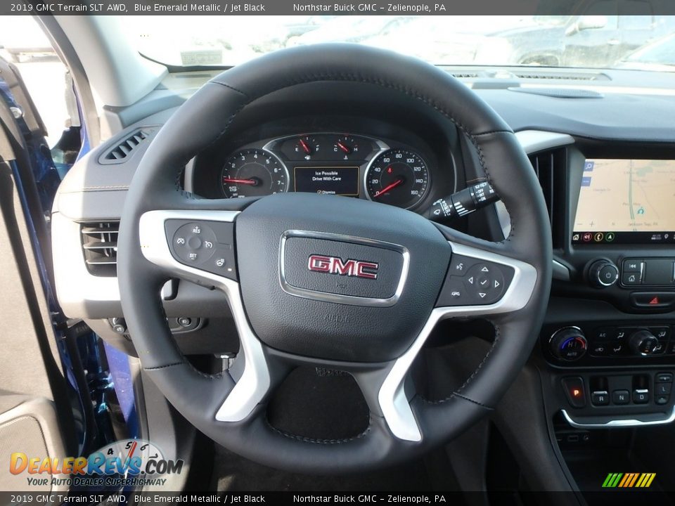 2019 GMC Terrain SLT AWD Blue Emerald Metallic / Jet Black Photo #17