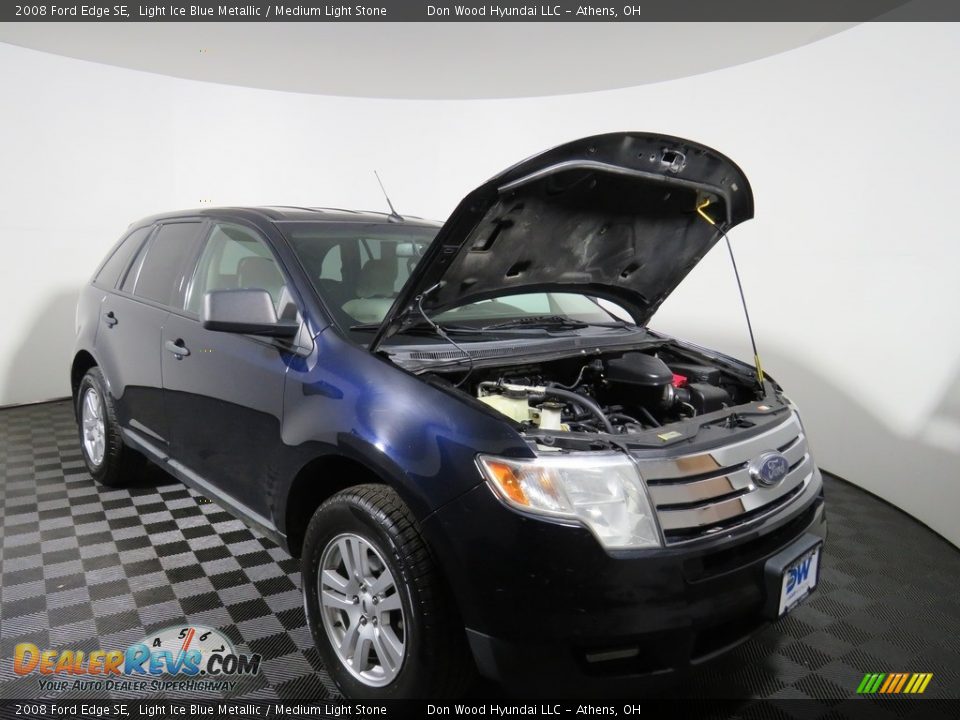 2008 Ford Edge SE Light Ice Blue Metallic / Medium Light Stone Photo #9