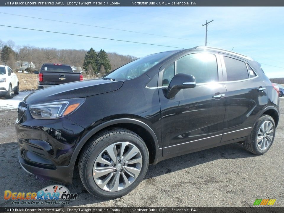2019 Buick Encore Preferred AWD Ebony Twilight Metallic / Ebony Photo #1