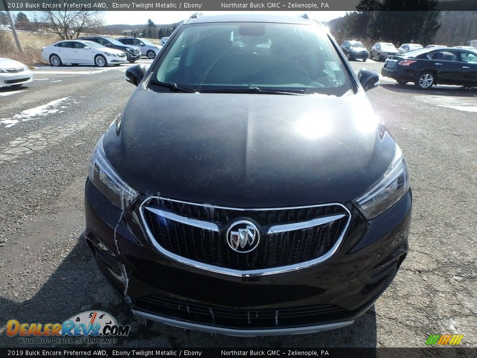 2019 Buick Encore Preferred AWD Ebony Twilight Metallic / Ebony Photo #2