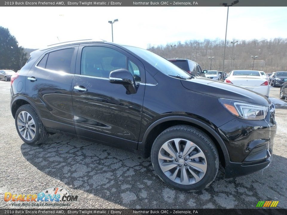 2019 Buick Encore Preferred AWD Ebony Twilight Metallic / Ebony Photo #3