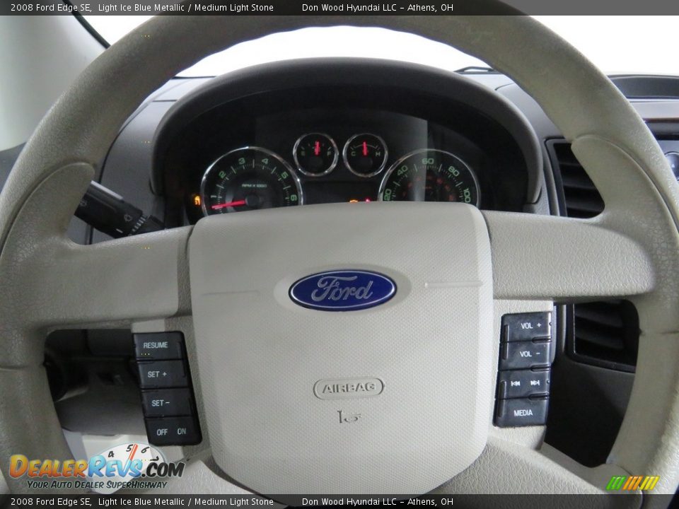 2008 Ford Edge SE Light Ice Blue Metallic / Medium Light Stone Photo #14