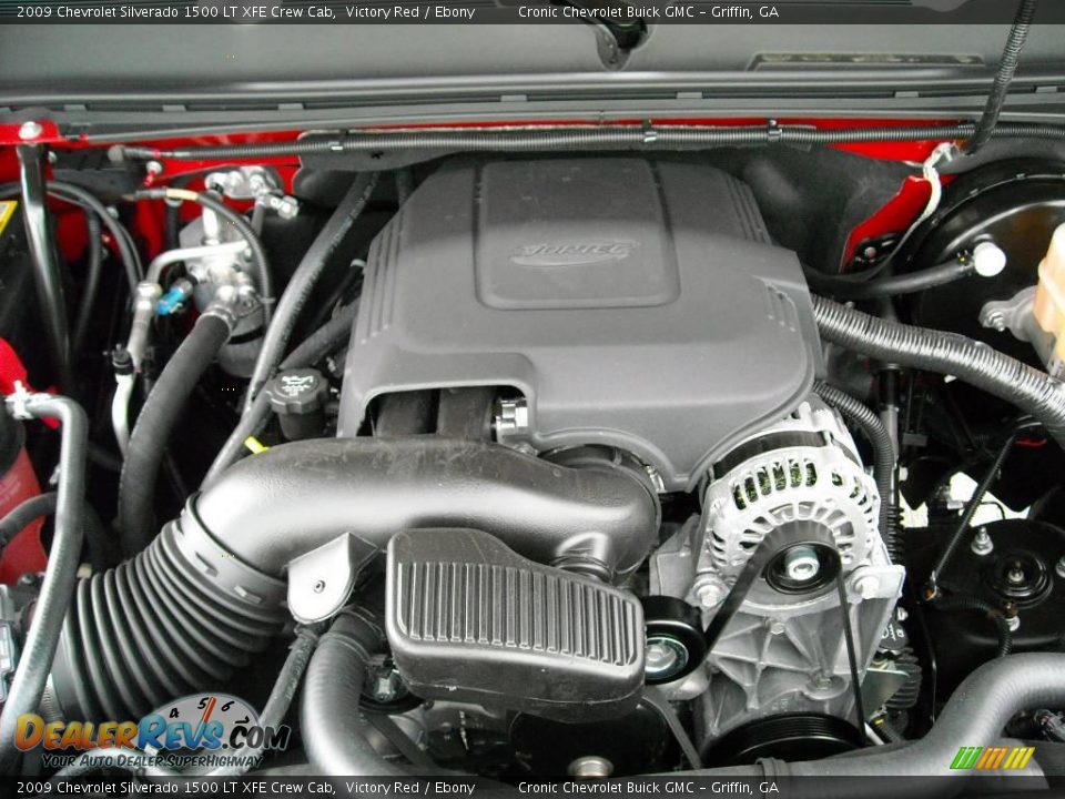 2009 Chevrolet Silverado 1500 LT XFE Crew Cab Victory Red / Ebony Photo #14