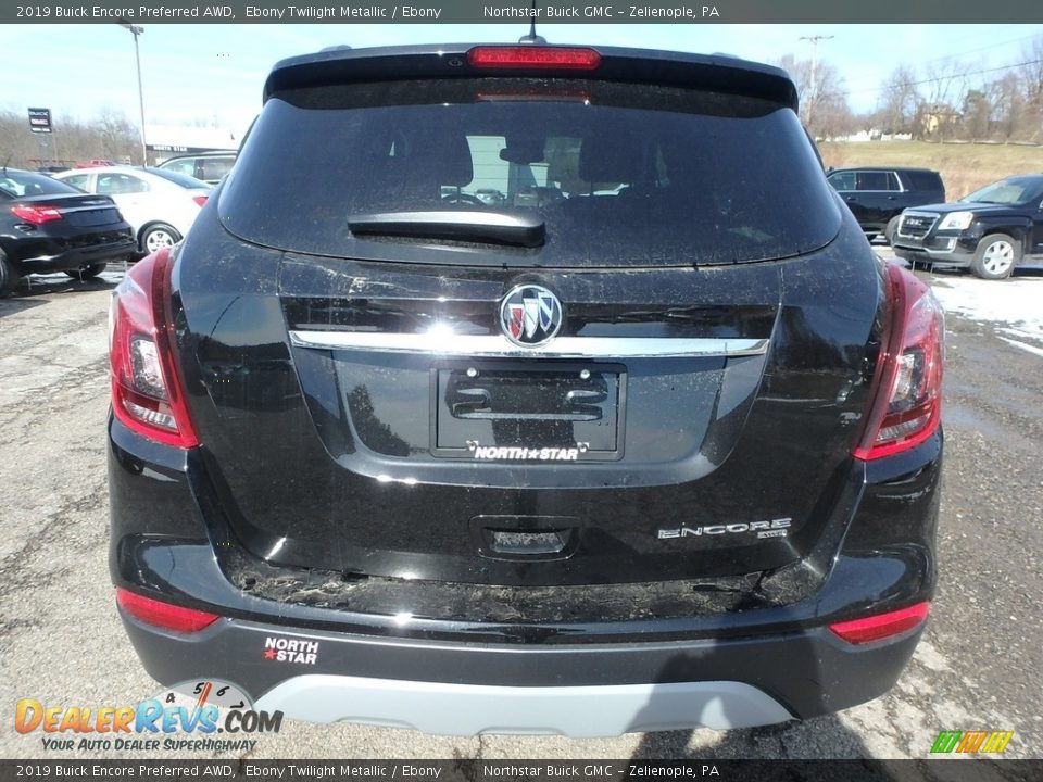 2019 Buick Encore Preferred AWD Ebony Twilight Metallic / Ebony Photo #6
