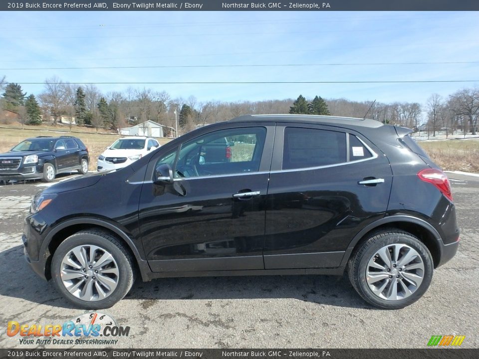 2019 Buick Encore Preferred AWD Ebony Twilight Metallic / Ebony Photo #9