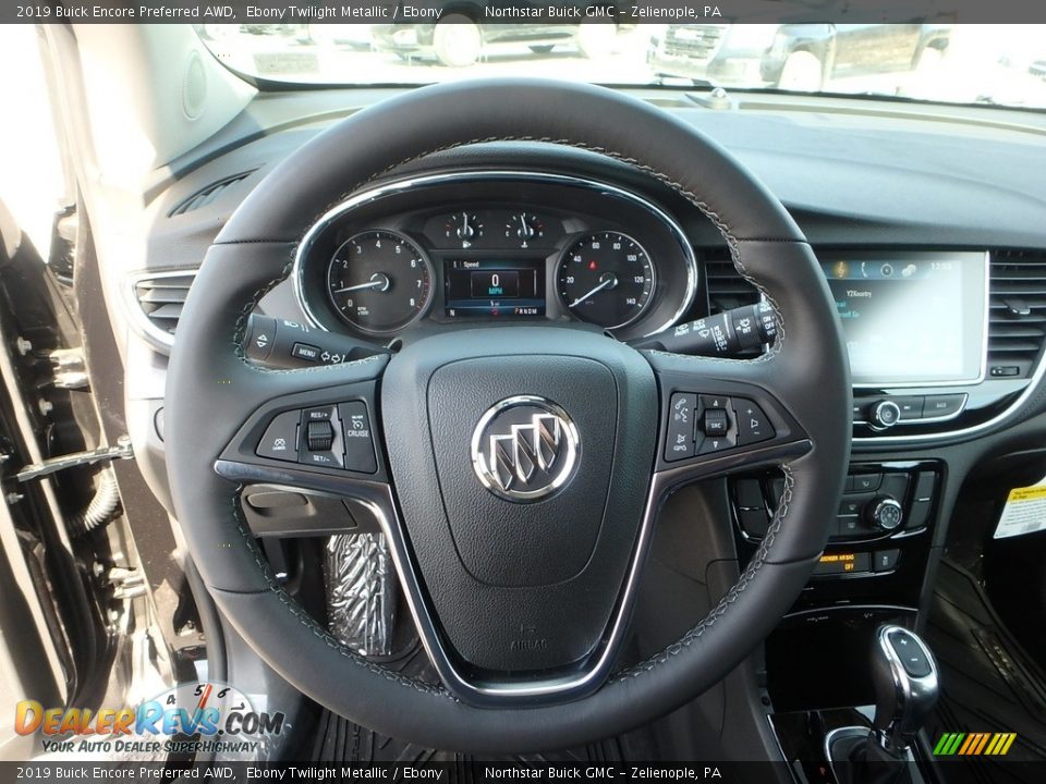 2019 Buick Encore Preferred AWD Ebony Twilight Metallic / Ebony Photo #17