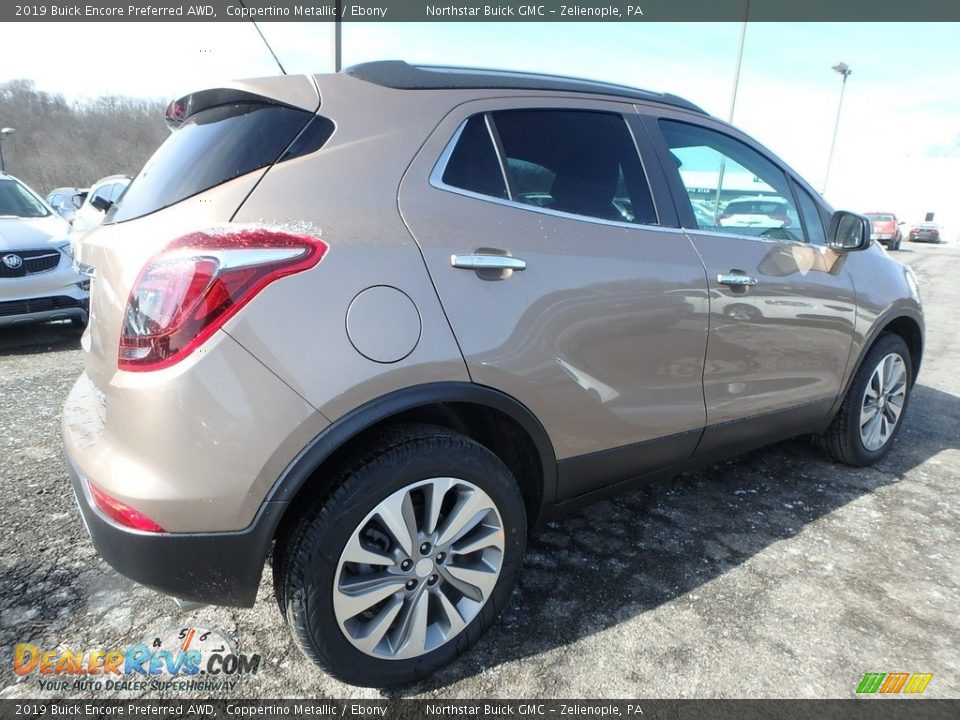 2019 Buick Encore Preferred AWD Coppertino Metallic / Ebony Photo #5