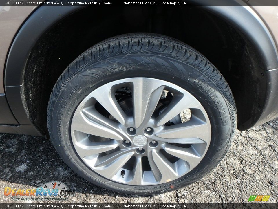 2019 Buick Encore Preferred AWD Coppertino Metallic / Ebony Photo #10
