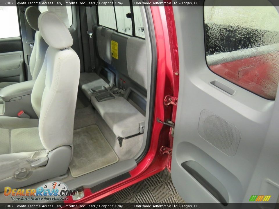 2007 Toyota Tacoma Access Cab Impulse Red Pearl / Graphite Gray Photo #25