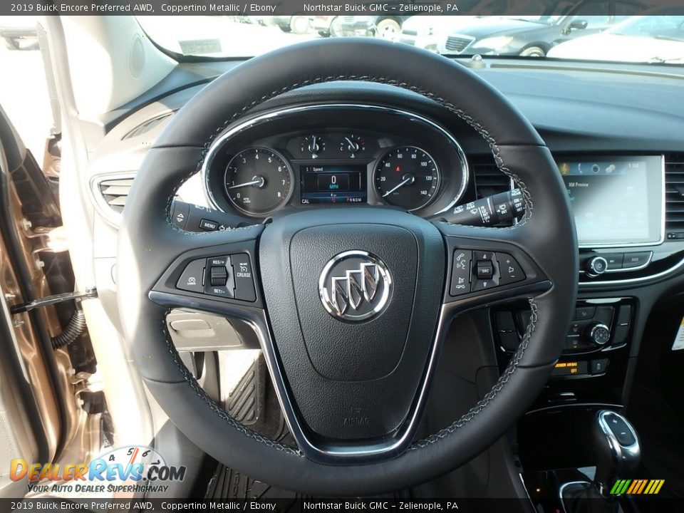 2019 Buick Encore Preferred AWD Coppertino Metallic / Ebony Photo #17