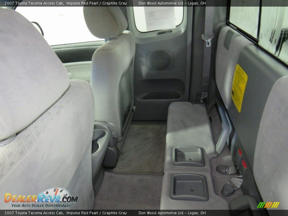 2007 Toyota Tacoma Access Cab Impulse Red Pearl / Graphite Gray Photo #27