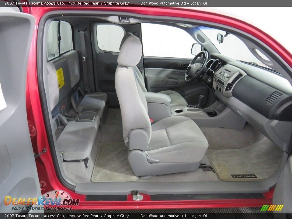 2007 Toyota Tacoma Access Cab Impulse Red Pearl / Graphite Gray Photo #29