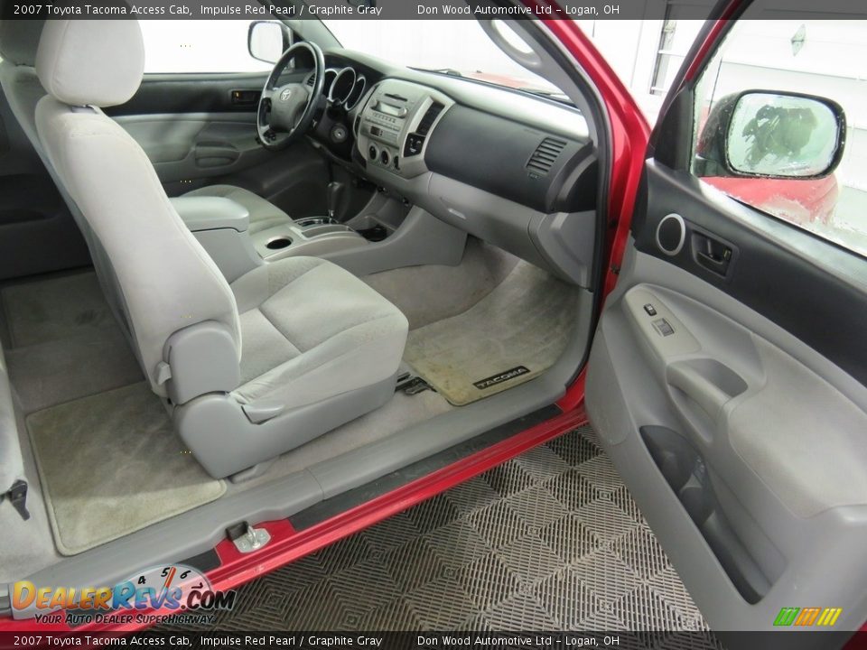 2007 Toyota Tacoma Access Cab Impulse Red Pearl / Graphite Gray Photo #30