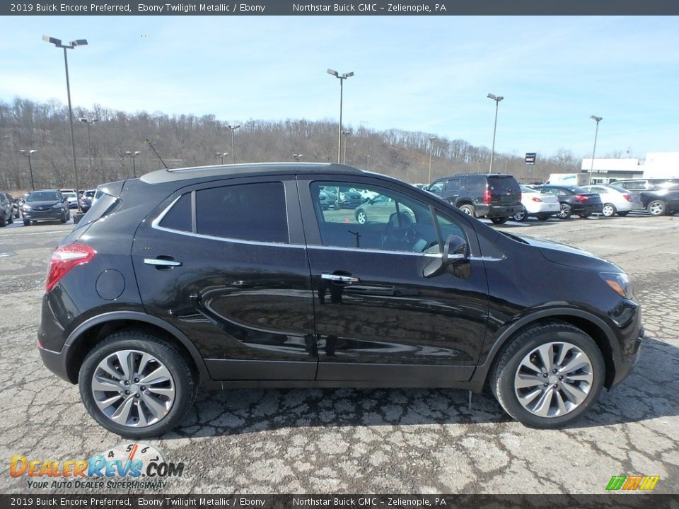 2019 Buick Encore Preferred Ebony Twilight Metallic / Ebony Photo #4