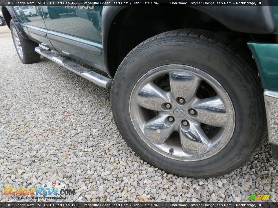 2004 Dodge Ram 1500 SLT Quad Cab 4x4 Timberline Green Pearl Coat / Dark Slate Gray Photo #3