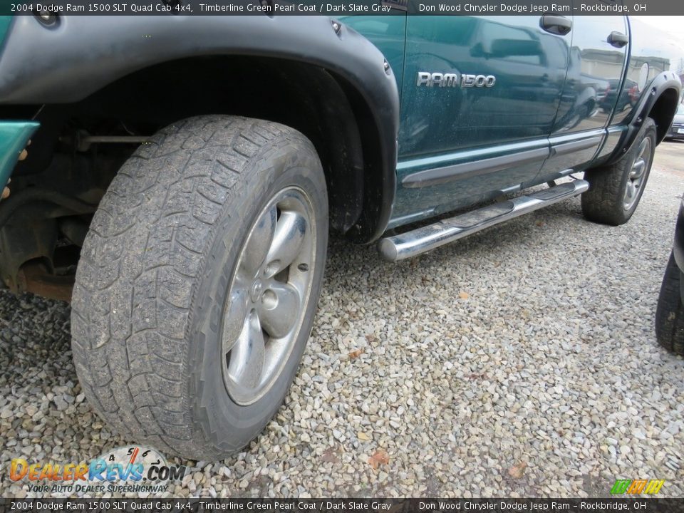 2004 Dodge Ram 1500 SLT Quad Cab 4x4 Timberline Green Pearl Coat / Dark Slate Gray Photo #9