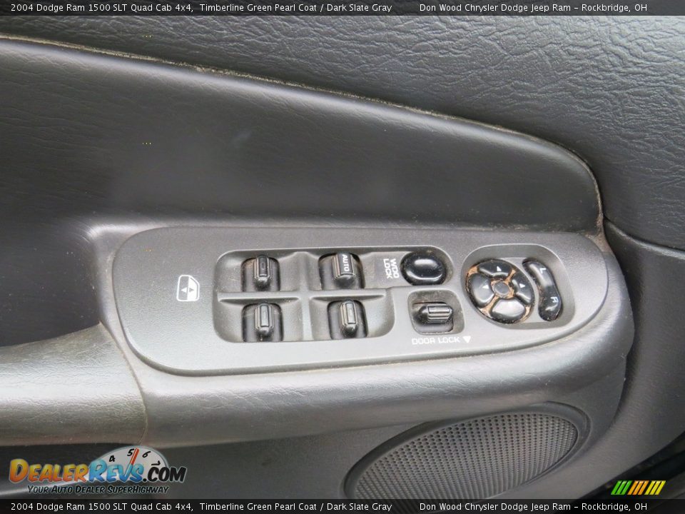 2004 Dodge Ram 1500 SLT Quad Cab 4x4 Timberline Green Pearl Coat / Dark Slate Gray Photo #16