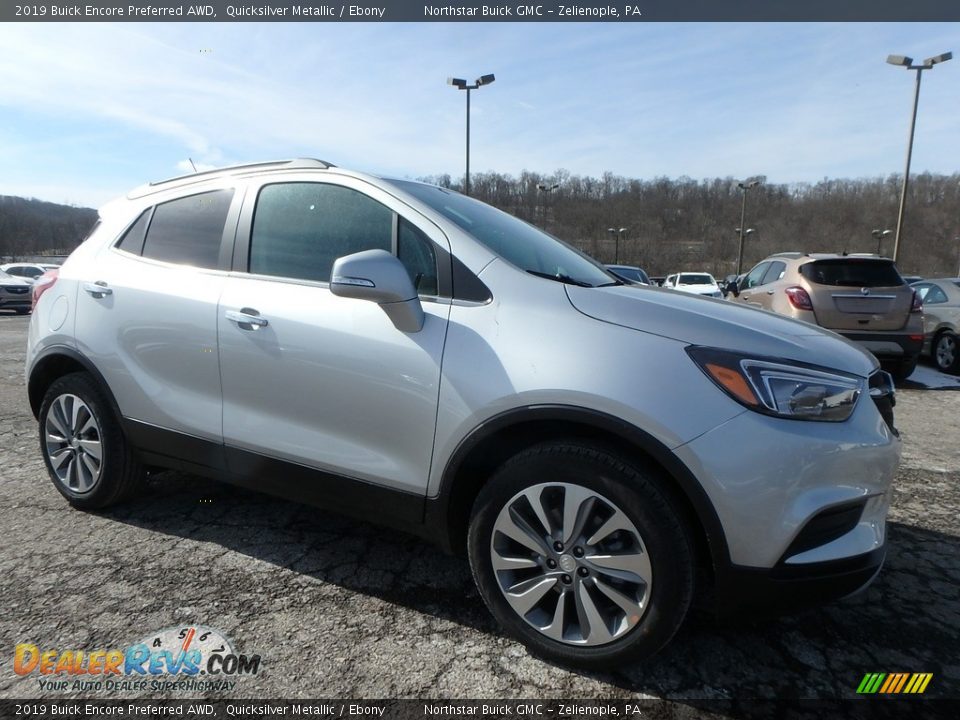 2019 Buick Encore Preferred AWD Quicksilver Metallic / Ebony Photo #3