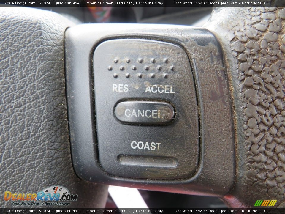 2004 Dodge Ram 1500 SLT Quad Cab 4x4 Timberline Green Pearl Coat / Dark Slate Gray Photo #22