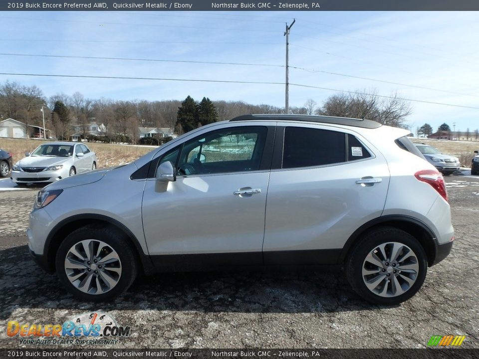 2019 Buick Encore Preferred AWD Quicksilver Metallic / Ebony Photo #9