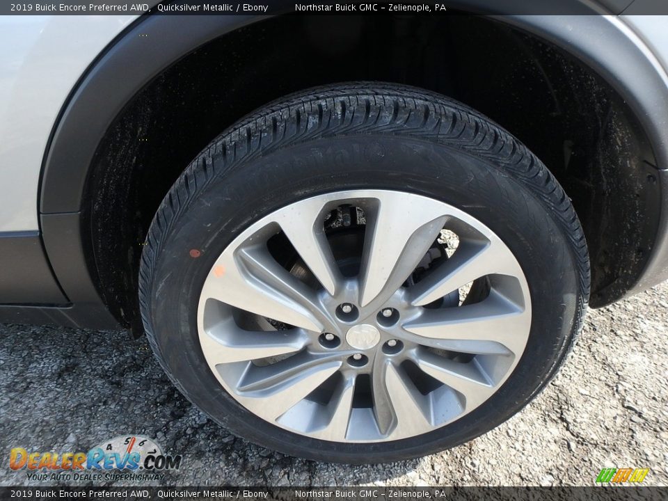 2019 Buick Encore Preferred AWD Quicksilver Metallic / Ebony Photo #10