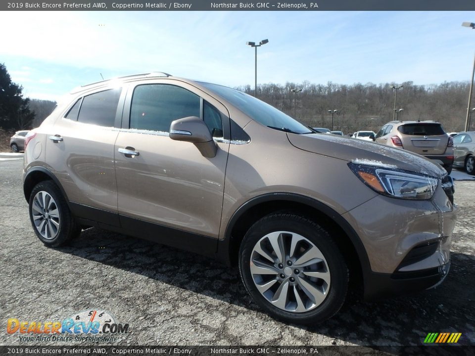 2019 Buick Encore Preferred AWD Coppertino Metallic / Ebony Photo #3