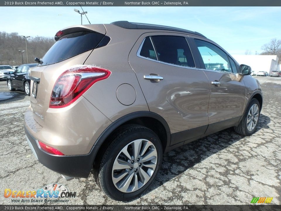 2019 Buick Encore Preferred AWD Coppertino Metallic / Ebony Photo #5