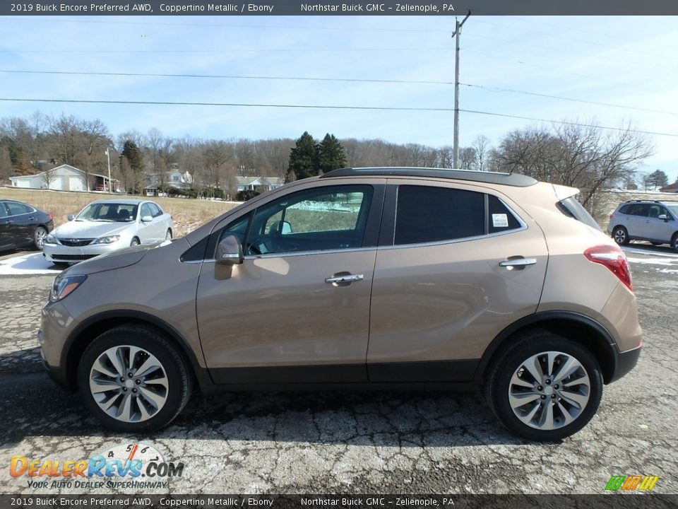 2019 Buick Encore Preferred AWD Coppertino Metallic / Ebony Photo #9