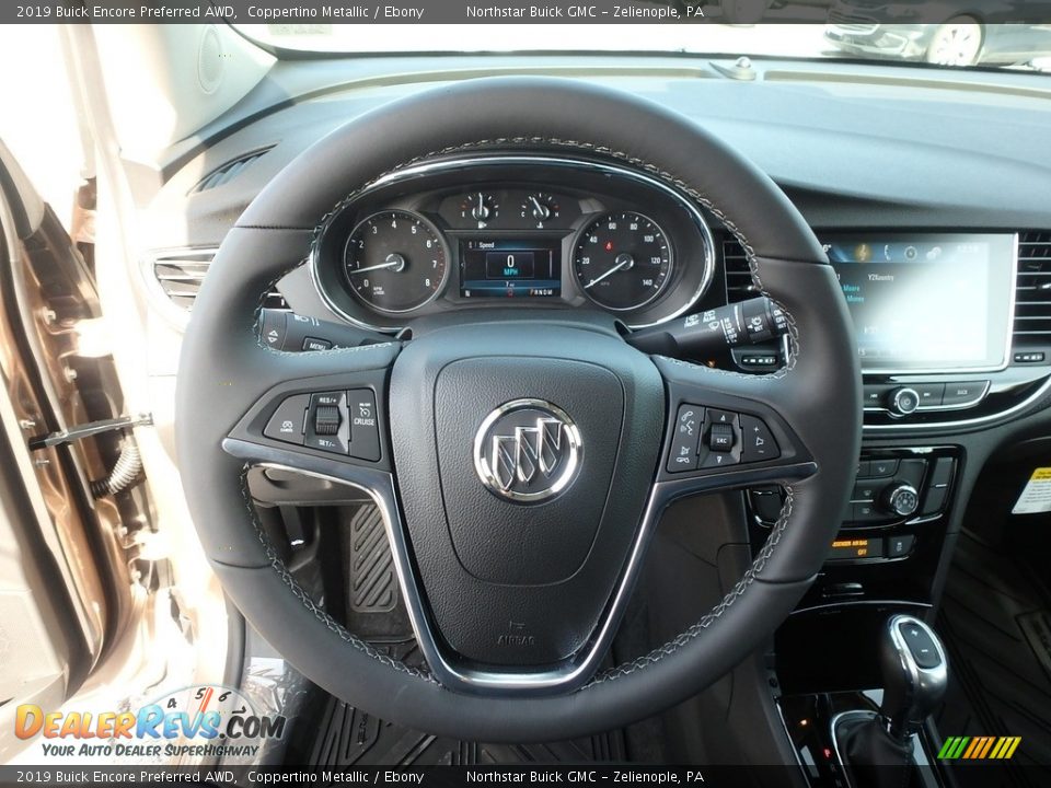 2019 Buick Encore Preferred AWD Coppertino Metallic / Ebony Photo #17