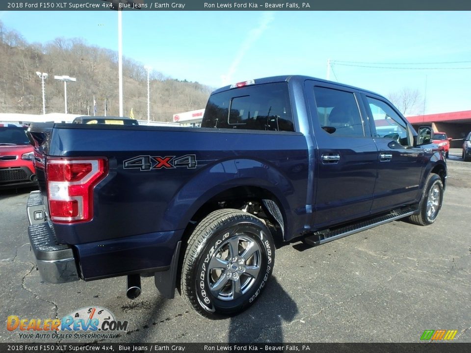 2018 Ford F150 XLT SuperCrew 4x4 Blue Jeans / Earth Gray Photo #2